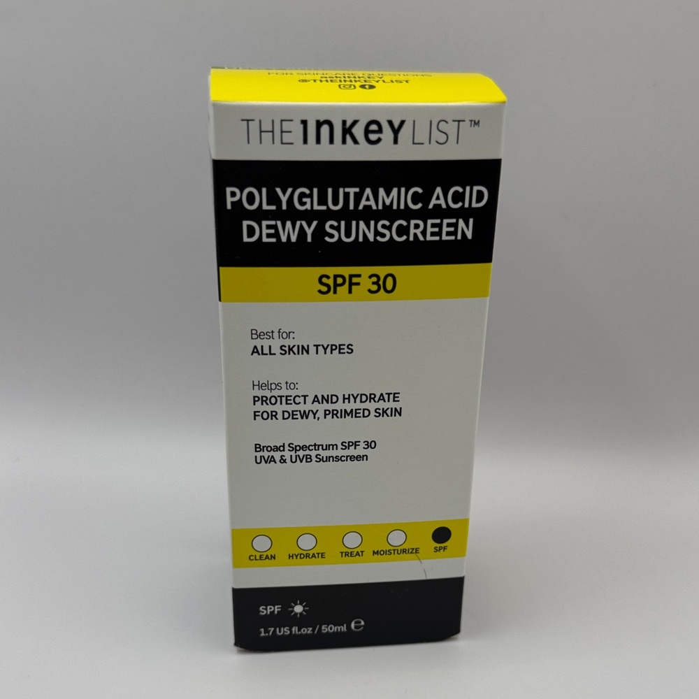 The Inkey List Dewy Sunscreen SPF 30